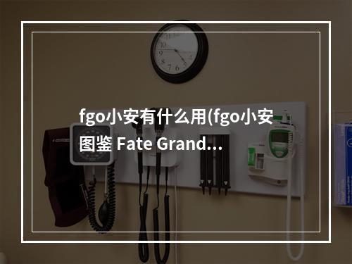 fgo小安有什么用(fgo小安图鉴 Fate Grand Order安曼纽介绍)