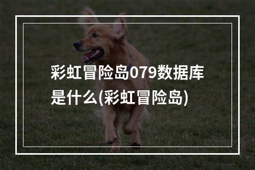 彩虹冒险岛079数据库是什么(彩虹冒险岛)