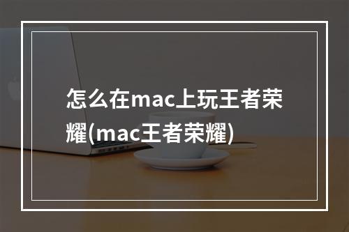 怎么在mac上玩王者荣耀(mac王者荣耀)