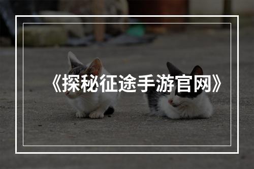 《探秘征途手游官网》