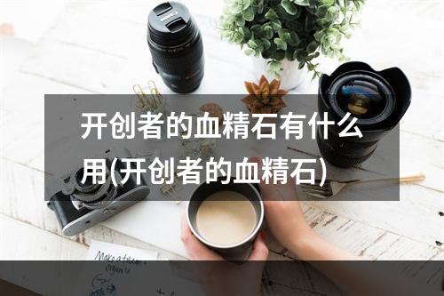 开创者的血精石有什么用(开创者的血精石)