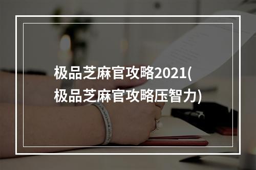 极品芝麻官攻略2021(极品芝麻官攻略压智力)