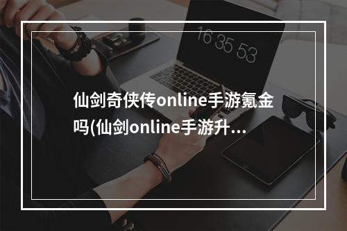 仙剑奇侠传online手游氪金吗(仙剑online手游升级)