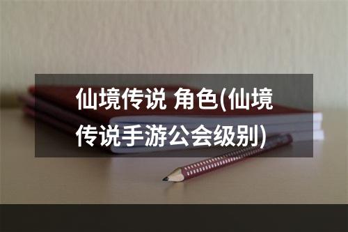 仙境传说 角色(仙境传说手游公会级别)