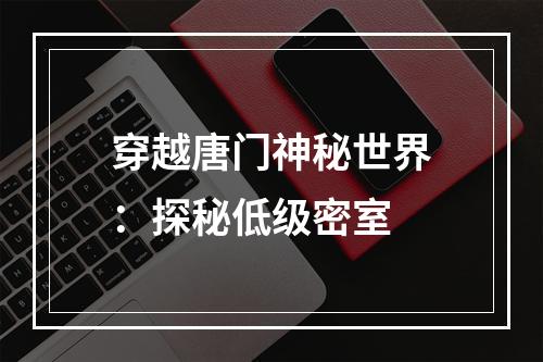 穿越唐门神秘世界：探秘低级密室