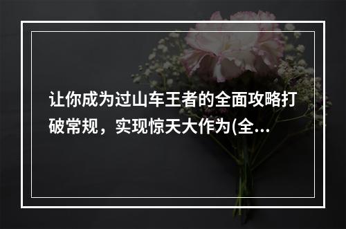 让你成为过山车王者的全面攻略打破常规，实现惊天大作为(全面攻略)