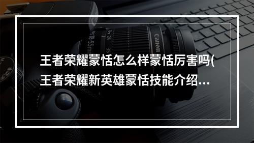 王者荣耀蒙恬怎么样蒙恬厉害吗(王者荣耀新英雄蒙恬技能介绍 王者荣耀新英雄蒙恬技能)