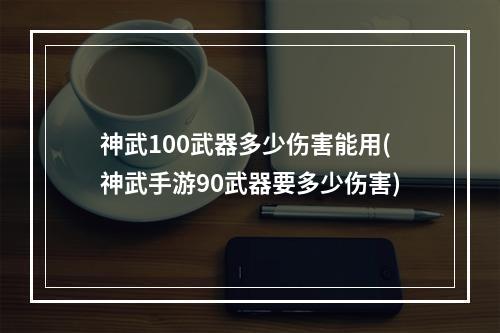 神武100武器多少伤害能用(神武手游90武器要多少伤害)