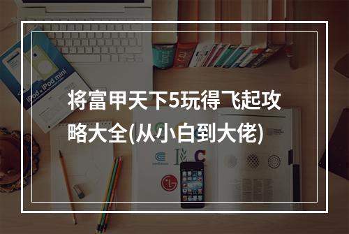 将富甲天下5玩得飞起攻略大全(从小白到大佬)