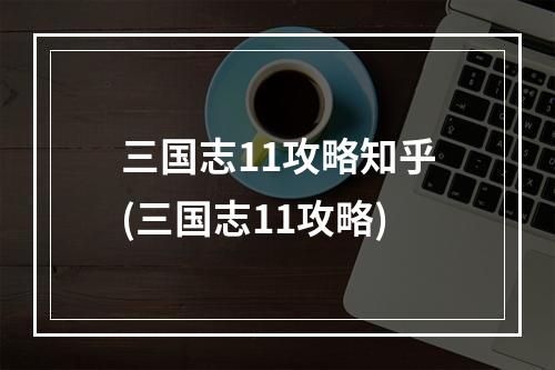 三国志11攻略知乎(三国志11攻略)