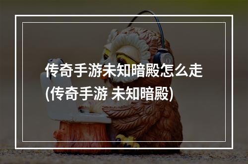 传奇手游未知暗殿怎么走(传奇手游 未知暗殿)