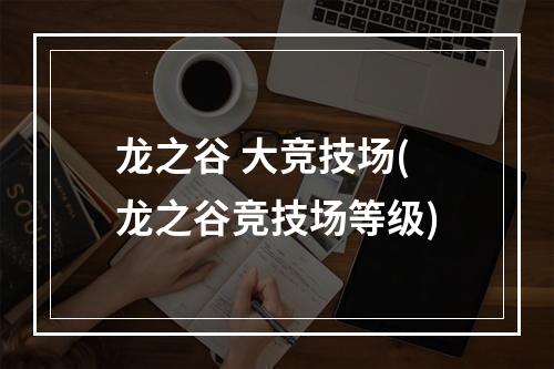 龙之谷 大竞技场(龙之谷竞技场等级)