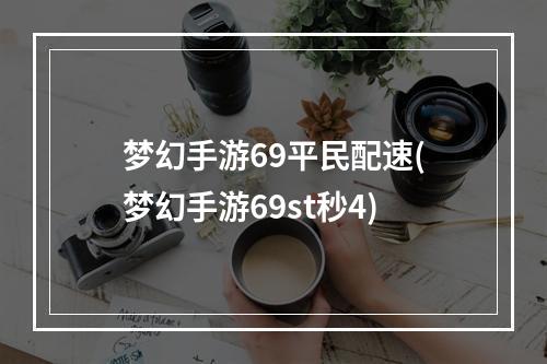 梦幻手游69平民配速(梦幻手游69st秒4)