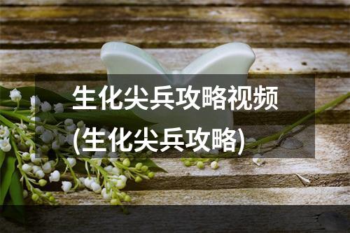 生化尖兵攻略视频(生化尖兵攻略)