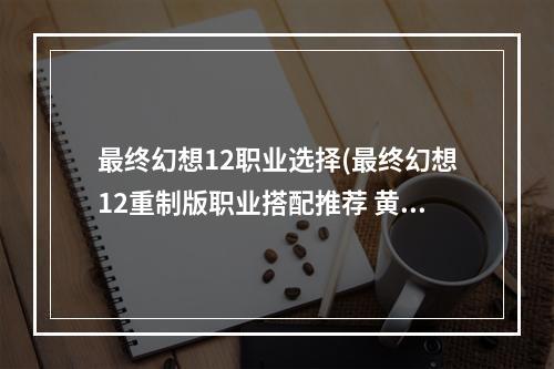 最终幻想12职业选择(最终幻想12重制版职业搭配推荐 黄道年代全职业搭配)