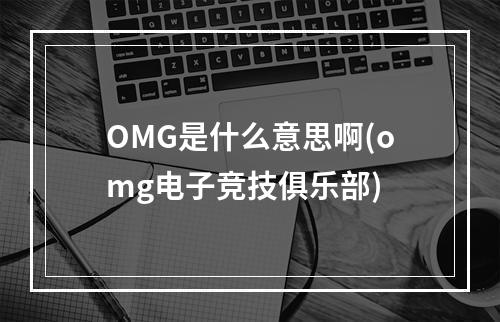 OMG是什么意思啊(omg电子竞技俱乐部)