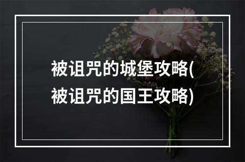 被诅咒的城堡攻略(被诅咒的国王攻略)