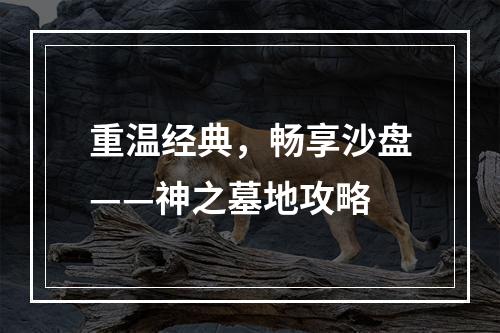 重温经典，畅享沙盘——神之墓地攻略