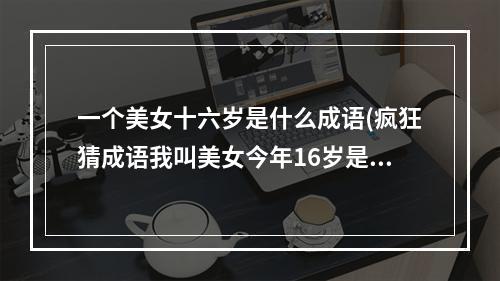 一个美女十六岁是什么成语(疯狂猜成语我叫美女今年16岁是什么成语 疯狂猜成语)