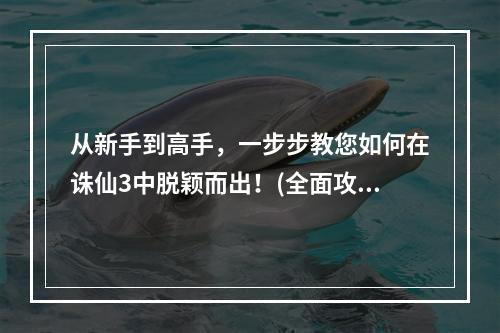 从新手到高手，一步步教您如何在诛仙3中脱颖而出！(全面攻略攻略秘籍)(越玩越上瘾！快来诛仙3攻略专区，在这里享受无尽的游戏乐趣吧！(全攻略推荐))