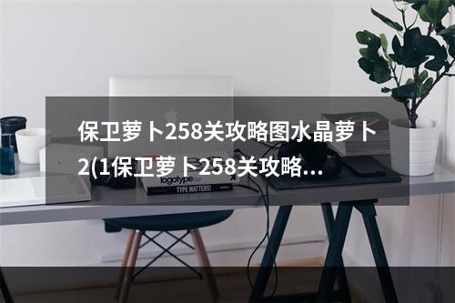 保卫萝卜258关攻略图水晶萝卜2(1保卫萝卜258关攻略图)