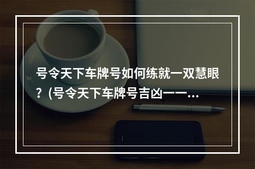 号令天下车牌号如何练就一双慧眼？(号令天下车牌号吉凶一一场有趣的猜谜游戏)