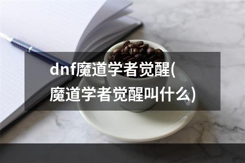 dnf魔道学者觉醒(魔道学者觉醒叫什么)