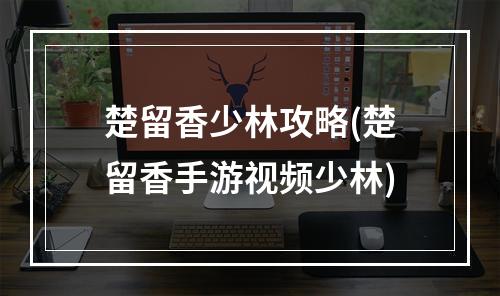 楚留香少林攻略(楚留香手游视频少林)