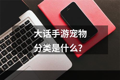 大话手游宠物分类是什么？