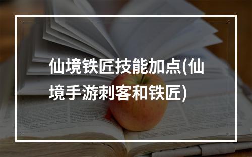 仙境铁匠技能加点(仙境手游刺客和铁匠)