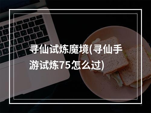 寻仙试炼魔境(寻仙手游试炼75怎么过)