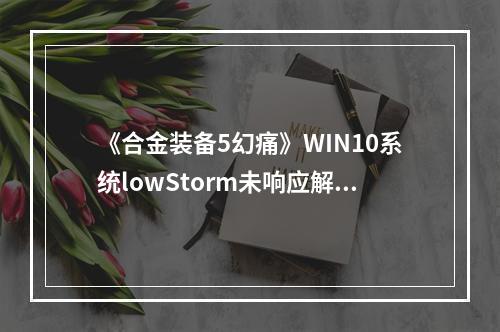 《合金装备5幻痛》WIN10系统lowStorm未响应解决lowStorm