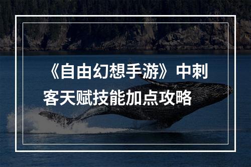 《自由幻想手游》中刺客天赋技能加点攻略