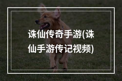 诛仙传奇手游(诛仙手游传记视频)