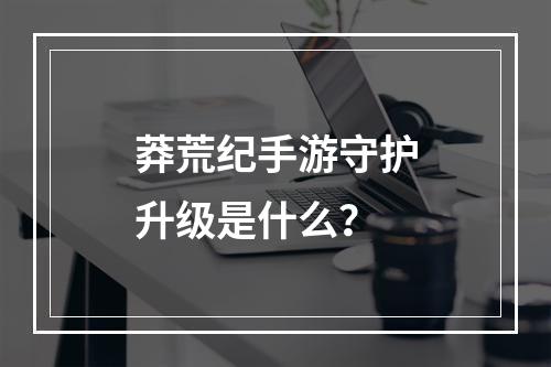 莽荒纪手游守护升级是什么？