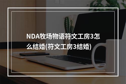 NDA牧场物语符文工房3怎么结婚(符文工房3结婚)