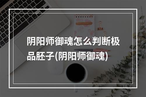 阴阳师御魂怎么判断极品胚子(阴阳师御魂)