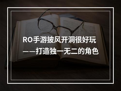 RO手游披风开洞很好玩——打造独一无二的角色