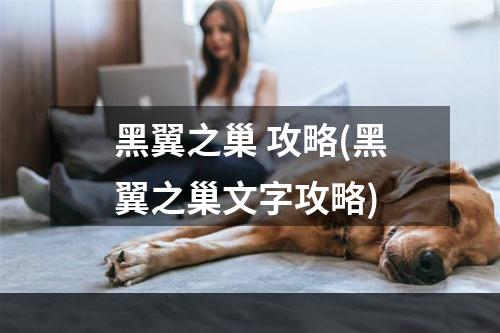 黑翼之巢 攻略(黑翼之巢文字攻略)