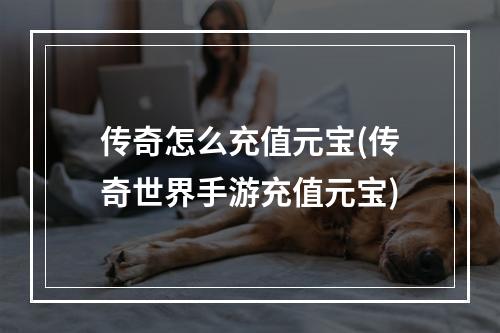 传奇怎么充值元宝(传奇世界手游充值元宝)