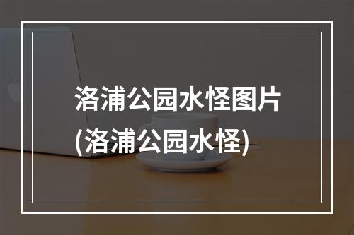 洛浦公园水怪图片(洛浦公园水怪)