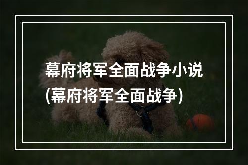 幕府将军全面战争小说(幕府将军全面战争)