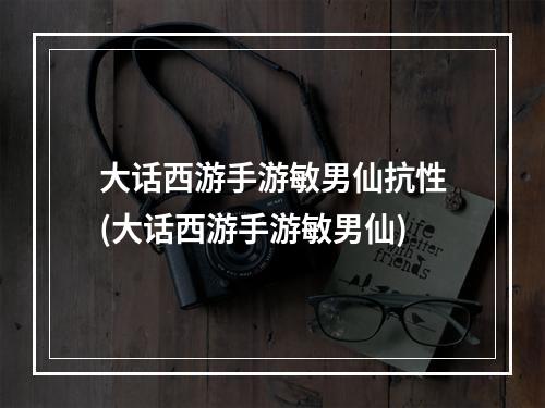 大话西游手游敏男仙抗性(大话西游手游敏男仙)