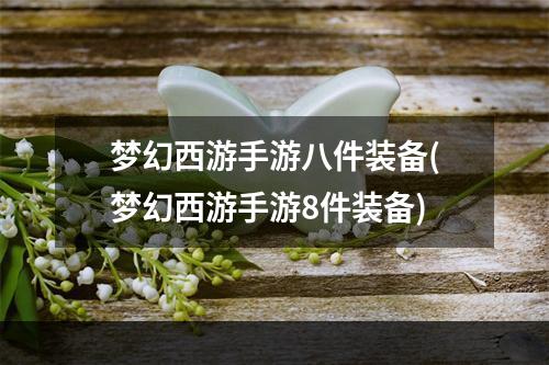 梦幻西游手游八件装备(梦幻西游手游8件装备)