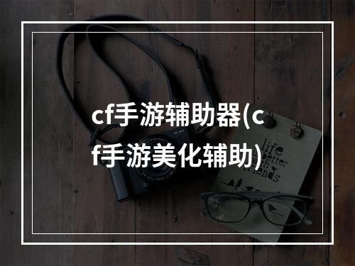 cf手游辅助器(cf手游美化辅助)