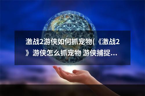 激战2游侠如何抓宠物(《激战2》游侠怎么抓宠物 游侠捕捉宠物方法  机)