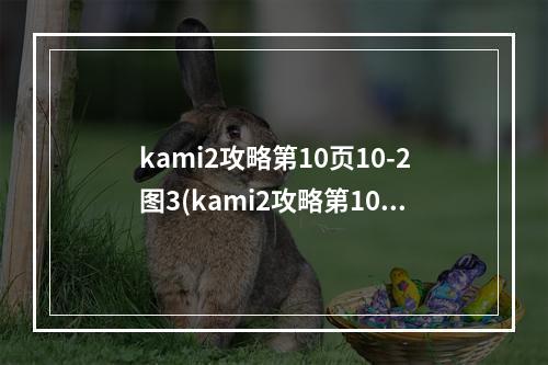 kami2攻略第10页10-2图3(kami2攻略第10)