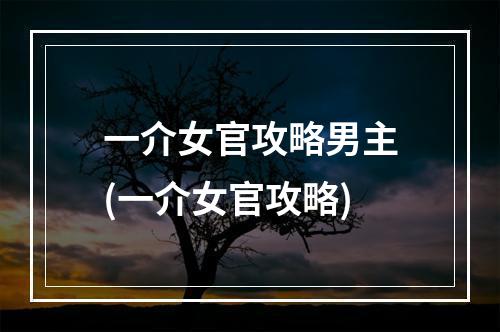 一介女官攻略男主(一介女官攻略)