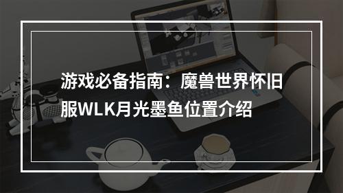 游戏必备指南：魔兽世界怀旧服WLK月光墨鱼位置介绍