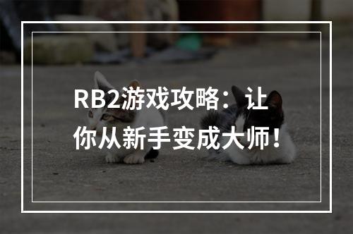 RB2游戏攻略：让你从新手变成大师！